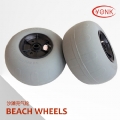 Y05010 12 inch Pneumatic PU tyre beach balloon kayak cart/trolley beach wheels