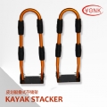 Y05001 Top grades Kayak Stacker Rooftop Kayak Carrier with Tie-Downs