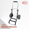 Y30004 Folding kayak canoe beach cart fishing cargo trolley with two balloon wheels