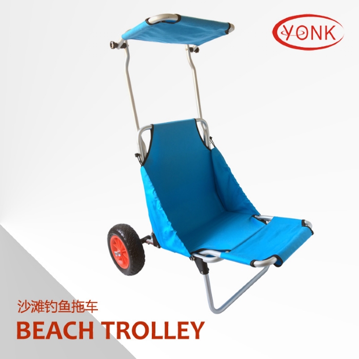 Y02033 Beach Trolley Beach Cart Fishing trolley chair seat