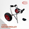 Y02009 Deluxe multifunction folding Aluminum canoe kayak cart beach cart trolley